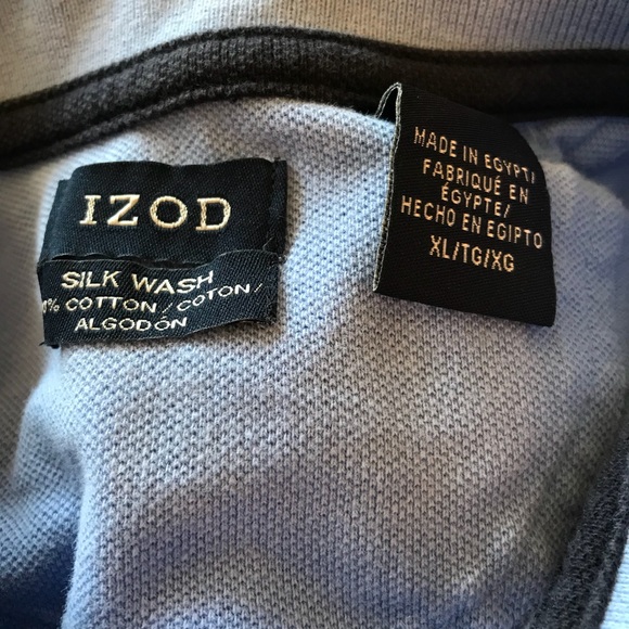 IZOD Men’s 100% Silk Wash Polo - Picture 4 of 4